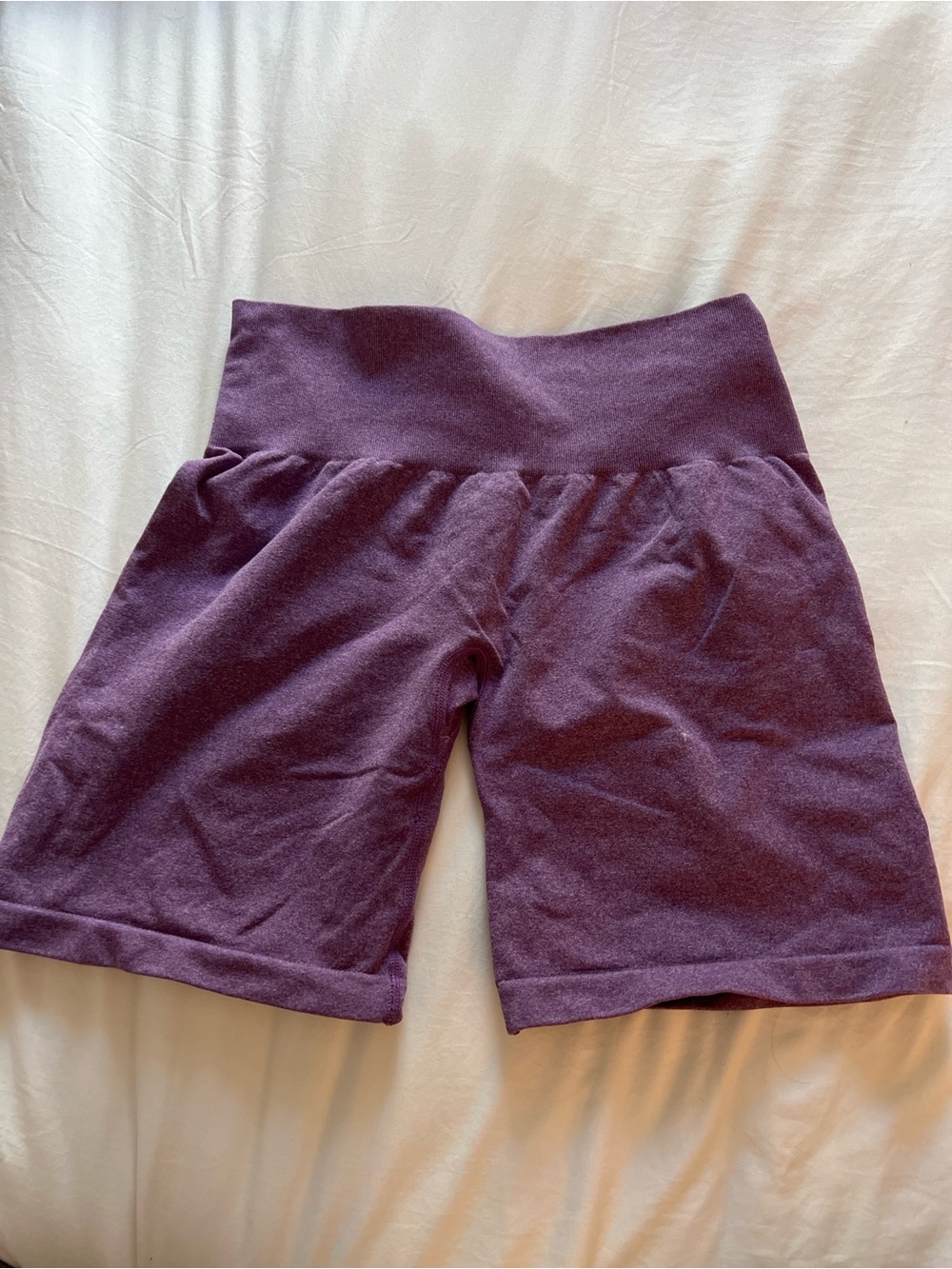 NVGTN High-Waist Purple Shorts